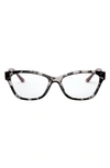 PRADA 53MM CAT EYE OPTICAL GLASSES,PR 03WV53-O