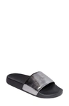 Allsaints Women's Karli Slide Sandals In Silver Leather