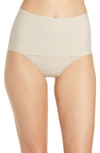 Proof Period & Leak Resistant High Waist Super Light Absorbency Smoothing Underwear In Sand