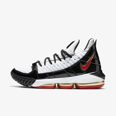 Nike Lebron 16 Remix Basketball Shoe (white) - Clearance Sale In White,black,comet Red