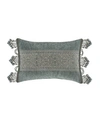 J Queen New York Dorset Boudoir Decorative Pillow, 15" X 22" In Multi