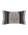 J Queen New York Luciana Boudoir Decorative Pillow Bedding In Indigo