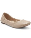 Lucky Brand Emmie Womens Leather Round-toe Ballet Flats In Garnet