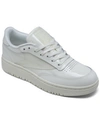 Reebok Women's Cardi B Club C Double Casual Sneakers From Finish Line In Chalk