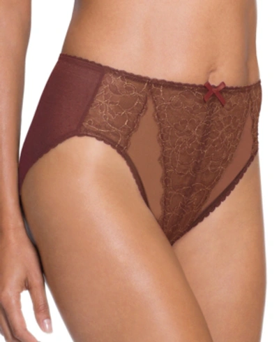 Wacoal Retro Chic High-cut Brief 841186 In Marron