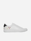 GIVENCHY LOGO URBAN STREET LEATHER LOW-TOP SNEAKERS