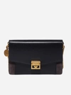 GIVENCHY GV3 LEATHER AND SUEDE WALLET ON CHAIN BAG