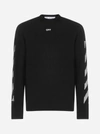 OFF-WHITE ARROWS COTTON-BLEND SWEATER