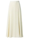 AKRIS WOOL & SILK SEERSUCKER A-LINE MIDI SKIRT,400013038428