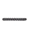 Jan Leslie Hematite Elastic Bracelet In Grey