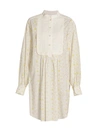 SEE BY CHLOÉ FLORAL BRODERIE ANGLAISE SHIFT SHIRTDRESS,400013798890