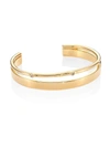 Elizabeth And James Women's Maxwell White Topaz Cuff Bracelet In Gold