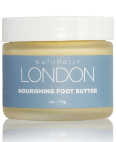 Naturally London Nourishing Foot Butter, Lemon Ginger, 2-oz