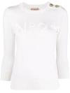 N°21 LOGO-EMBELLISHED JUMPER