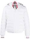 THOM BROWNE HOODED POLY TWILL SKI JACKET