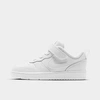 Nike Babies'  Kids' Toddler Court Borough Low 2 Casual Shoes In White/white/white
