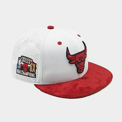 New Era Chicago Bulls Nba 9fifty Snapback Hat In Red/white