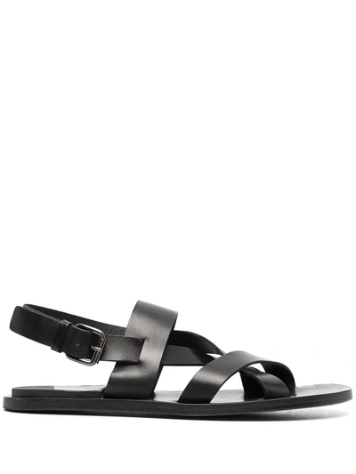 Officine Creative Chios Strap Sandal In Black