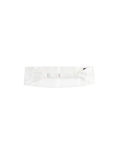 Emporio Armani Belts In White