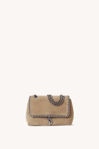 Rebecca Minkoff Edie Crossbody With Woven Chain In Sandrift