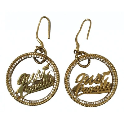 Pre-owned Just Cavalli Earrings In Gold
