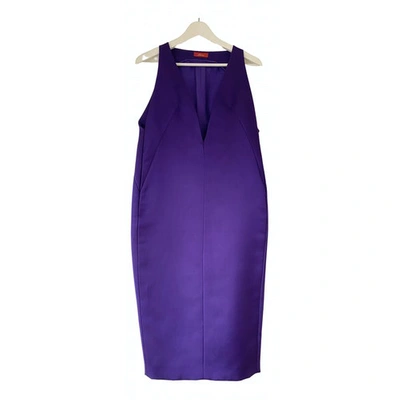 Pre-owned Brioni Mid-length Dress In Purple