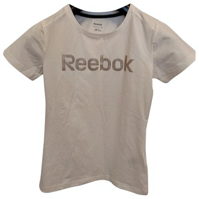 Pre-owned Reebok White Cotton Top