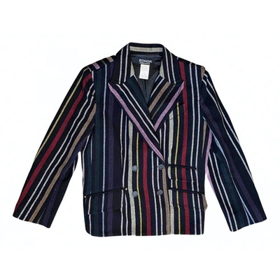 Pre-owned Sonia By Sonia Rykiel Wool Caban In Multicolour