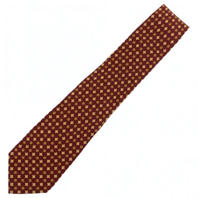 Pre-owned Coach Silk Tie In Other
