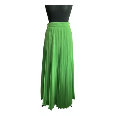 Pre-owned Ted Baker Maxi Skirt In Green