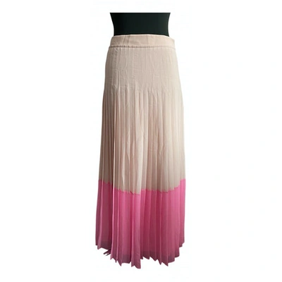Pre-owned Ted Baker Maxi Skirt In Pink