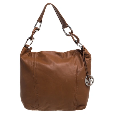 Pre-owned Michael Michael Kors Brown Leather Hobo