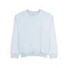 ADIDAS ORIGINALS ADICOLOUR PREMIUM LIGHT BLUE COTTON SWEATSHIRT,3989828