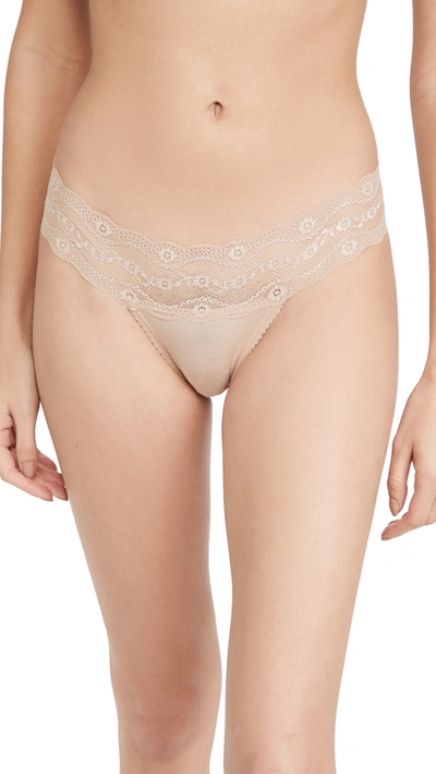 B.tempt'd By Wacoal B Adorable Thong In Au Natural