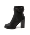 ALEXANDRE BIRMAN VICKY WATERPROOF COMBAT BOOTS IN BLACK