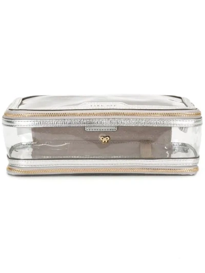 Anya Hindmarch In-flight Pouch In Metallic