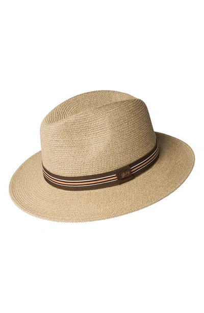 Bailey Hester Straw Fedora In Sand