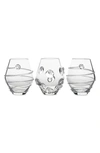 Juliska 3-piece Amalia & Florence Assorted Mini Glass Vases