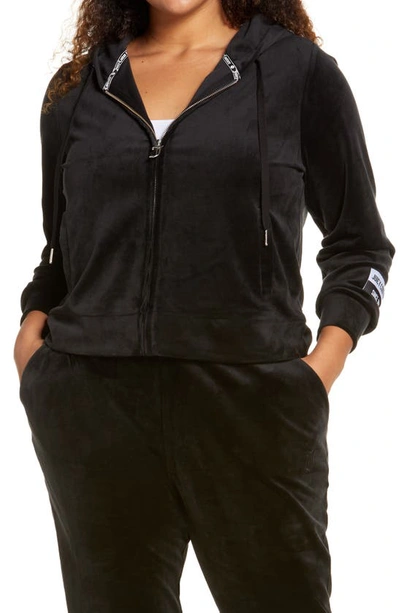 Juicy Couture Women's Zipper Front Hoodie In Black