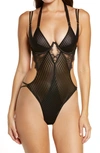 ANN SUMMERS RUTHLESS MESH & LACE BODYSUIT,2001535