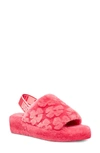 Ugg Women's Fluff Yeah Slipper Slides In Strawberry Sorbet Poppy