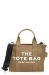 Marc Jacobs Mini Traveler Canvas Tote In Slate Green