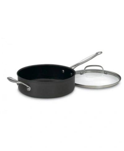 Cuisinart Chefs Classic Hard Anodized 3.5-qt. Saute Pan W/ Helper Handle And Cover In Nonstick Hard Anodized