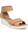 NATURALIZER RIVIERA ANKLE STRAP WEDGE SANDALS