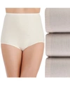 Vanity Fair Women's 3-pk. Ravissant Tailored Brief Underwear 15711 In Fawn Multi