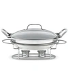 Cuisinart Stainless Steel 11" Round Buffet Server In Stainless Steel