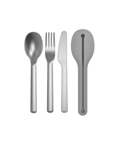 Berghoff Leo To Go Travel Flatware Set In Gray