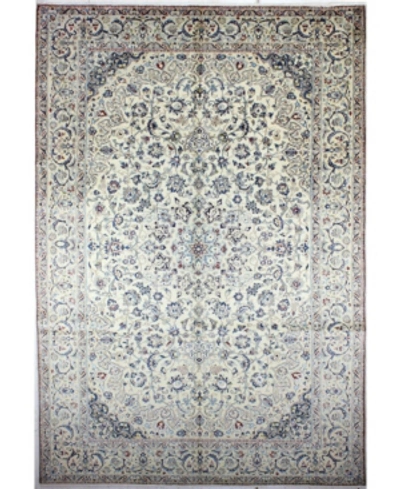 Bb Rugs One Of A Kind Nain Silk 6'9" X 10'10" Area Rug In Open White