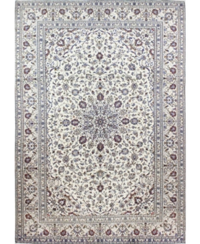 Bb Rugs One Of A Kind Kashan 8' X 11'8" Area Rug In Open White