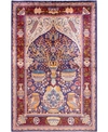 Bb Rugs One Of A Kind Sarouk 4'3" X 6'5" Area Rug In Navy